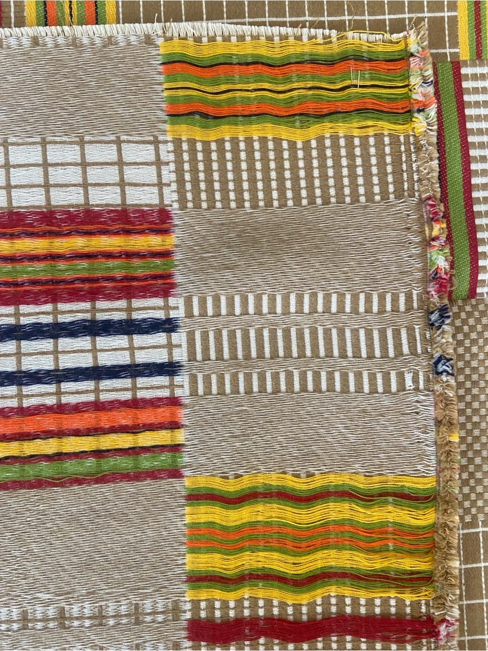 Kente-style Woven Fabric